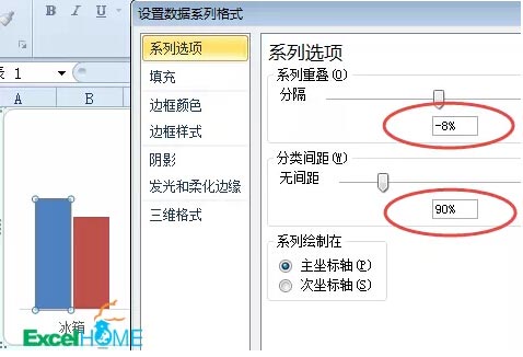 excel图表堆积柱形图 Excel图表技巧:制作带涨跌箭头的柱形图的方法 excel图表堆积柱形图 Excel图表技巧:制作带涨跌箭头的柱形图的方法