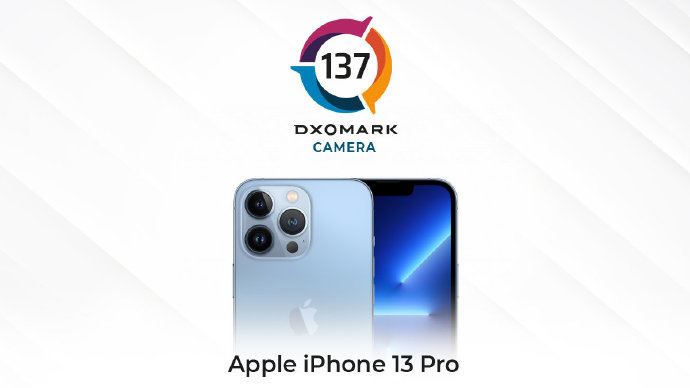 DXOMARK 公布苹果 iPhone 13 Pro 相机评分：137 分排名第四
