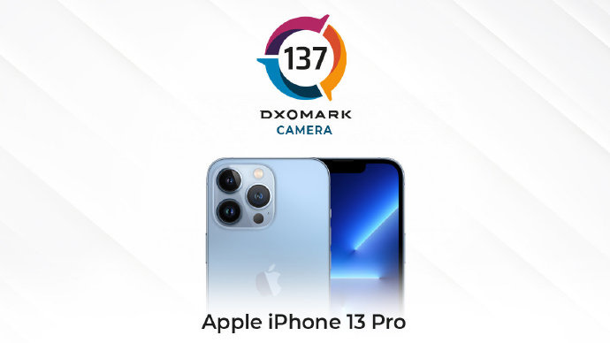 DXOMARK 公布苹果 iPhone 13 Pro 相机评分:137 分排名第四