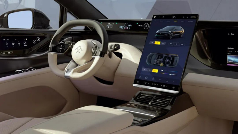 法拉第未来 FF 宣布 DRÄXLMAIER 集团为内饰中控台供应商:包括前后排乘客无线手机充电装置等