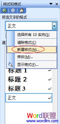 Word设定快捷键 Word2003中给经常使用的格式和样式设定快捷键