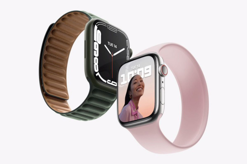 苹果 Apple Watch Series 7 支持快充功能，需使用包装盒内充电线