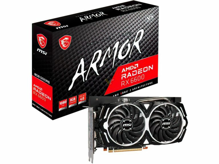 微星 ARMOR 系列显卡时隔两年回归,推出 Radeon RX 6600