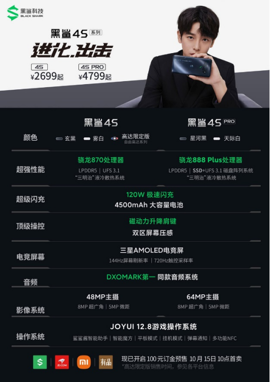 DXO音频 No.1同款音频硬件,黑鲨4S全系打造极致音效体验