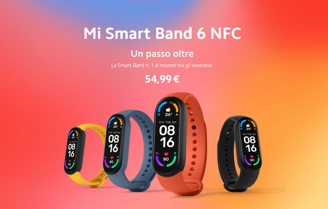 小米手环 6 NFC 版终于在欧洲上市:售价约合 409 元,支持万事达卡