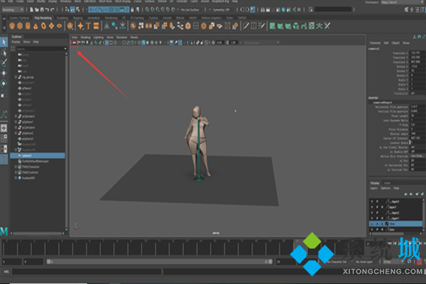 maya摄像机视角怎么进入 maya进入摄像机视角方法