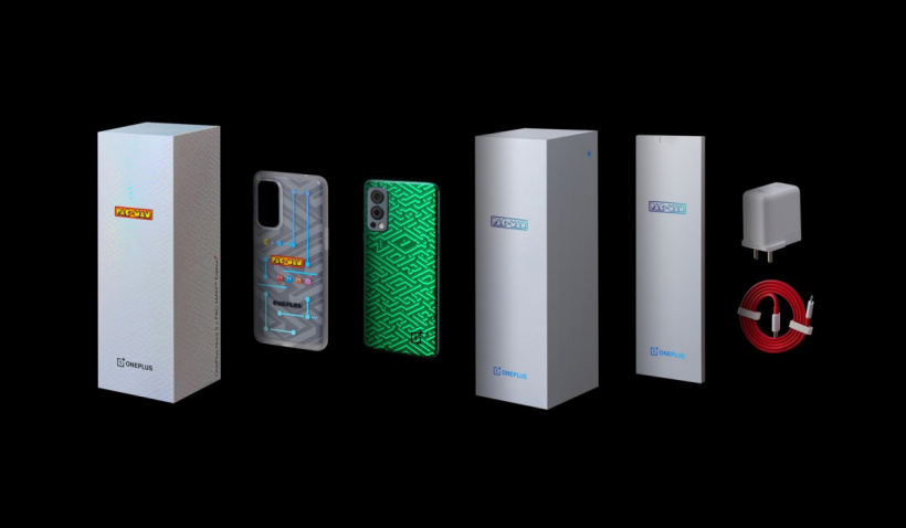 一加 Nord 2 吃豆人联名版手机发布:独特荧光后盖,售价 529 欧元