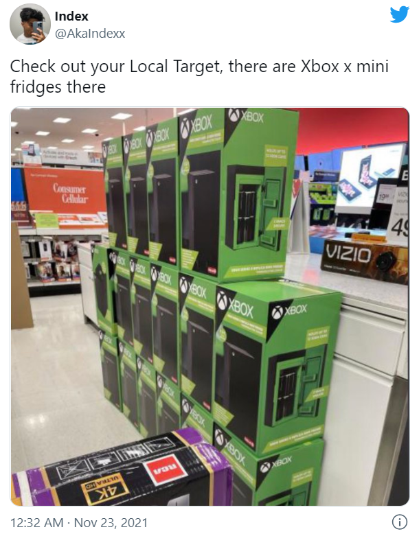 微软 Xbox Series X 迷你冰箱提前开售，部分线下店已发货