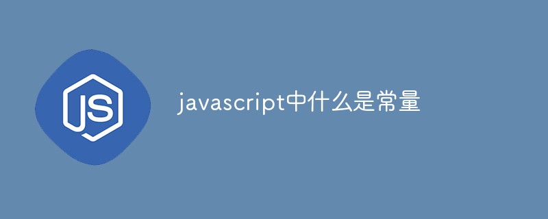javascript中什么是常量