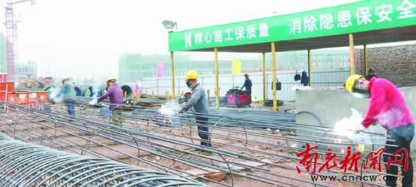 川东北区域大数据中心一期基础施工接近完工