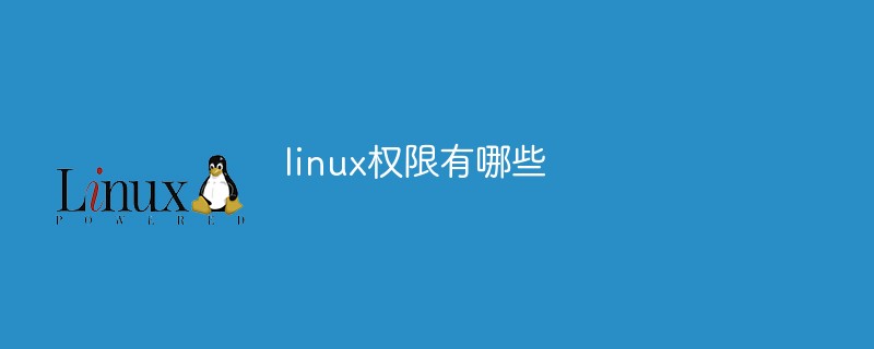 linux权限有哪些