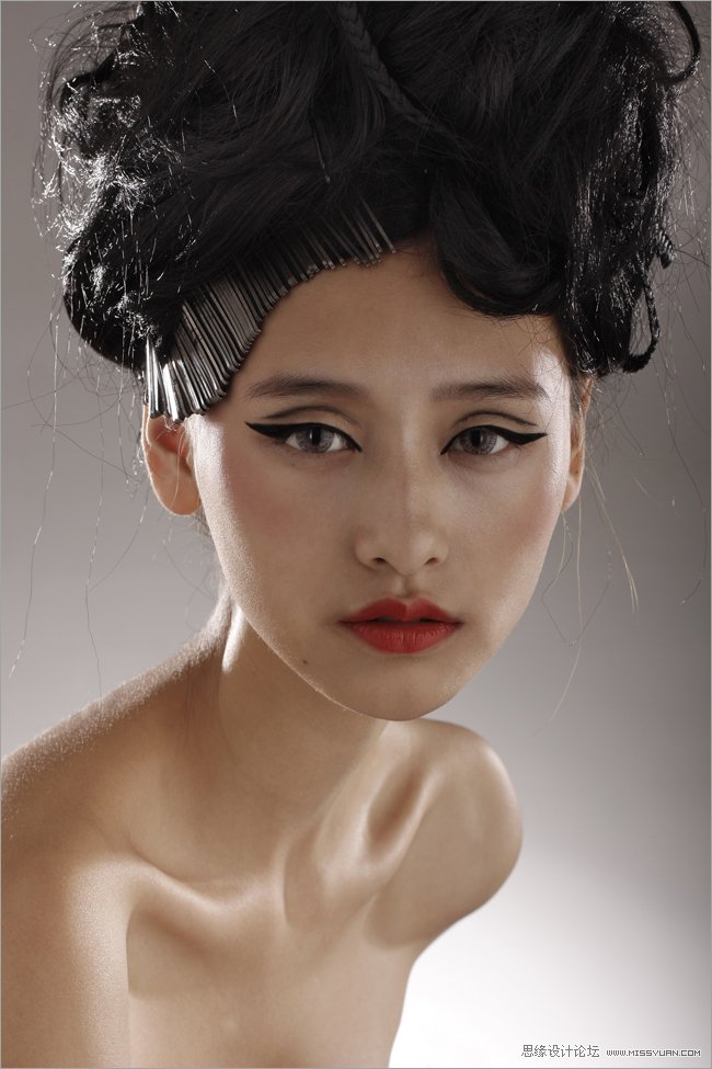 影楼后期面部修肤PS教程