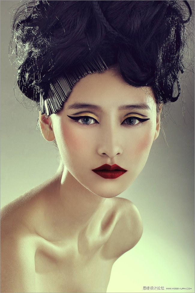 影楼后期面部修肤PS教程