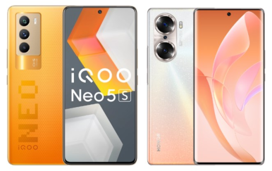 2.5K价位手机选谁？通过iQOO Neo5S与荣耀60的对比找答案