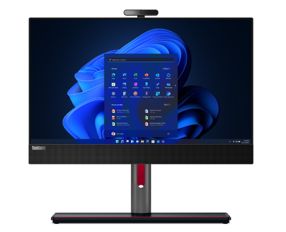 联想发布新款 ThinkCentre 一体机:24 英寸 2K 屏,最高搭载 12 代酷睿 i9