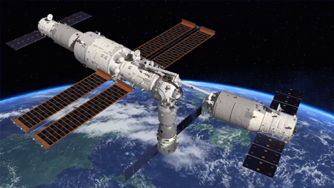 神舟十三号航天员成功完成天舟二号与空间站手控遥操作交会对接