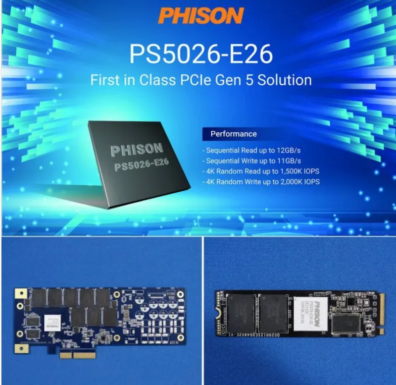 群联发布旗下首款 PCIe 5.0 SSD，速度可达 12GB / s
