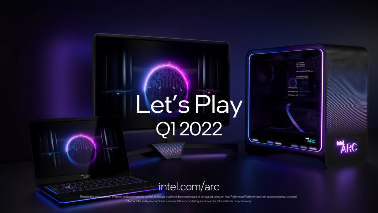 英特尔官宣 3 月 30 日发布 Arc 锐炫系列独显:首发笔记本电脑平台