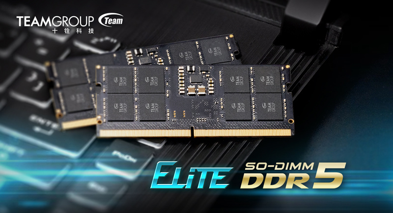十铨发布 ELITE 系列 DDR5-4800 笔记本内存,可选 8-32GB