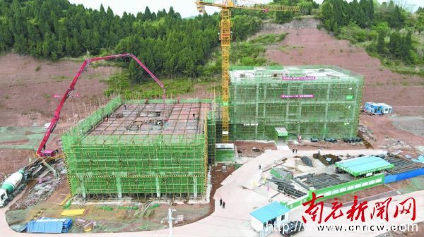 川东北区域大数据中心6月底完成结构封顶
