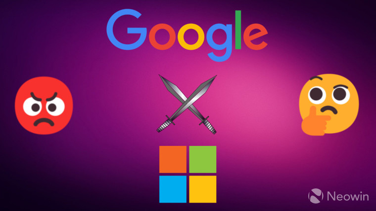 谷歌抨击微软，称其技术让客户更不安全，后者回应