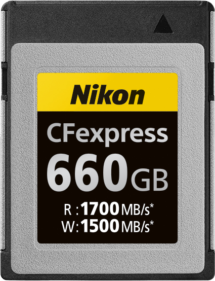 尼康发布 CFexpress 存储卡 MC-CF660G：660GB 大容量，可达 1700 MB/s