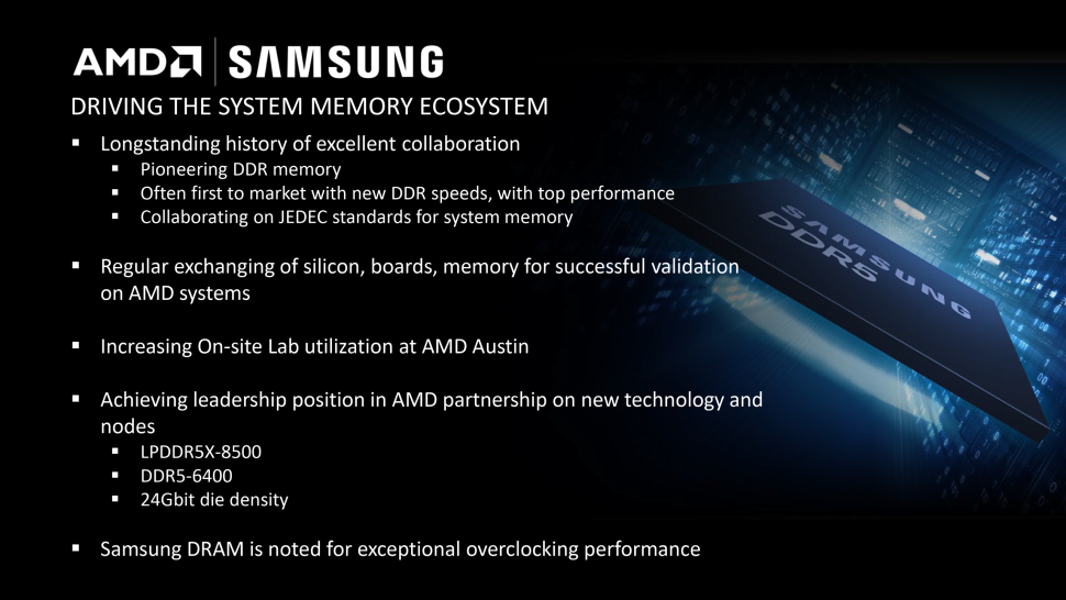 AMD 与三星探讨新款 DDR5 内存，LPDDR5X-8500 值得期待