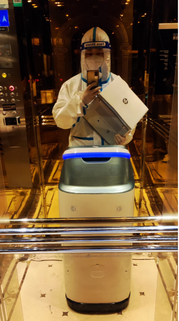 隔离酒店配送怎么办？擎朗机器人来报道