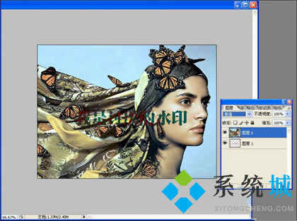 PS怎么去水印 PS去水印简单且不伤背景的方法