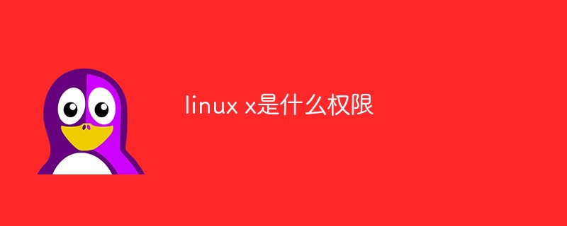 linux x是什么权限