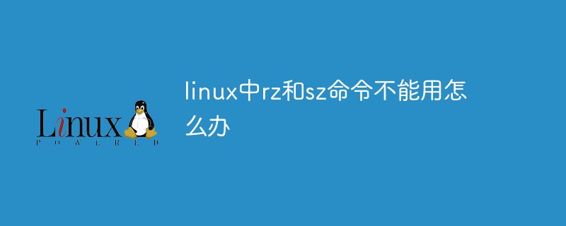 linux中rz和sz命令不能用怎么办