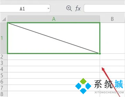 excel表格斜线一分为二怎么弄 单元格斜线一分为二的操作步骤