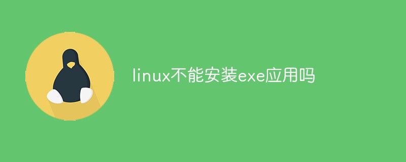 linux不能安装exe应用吗