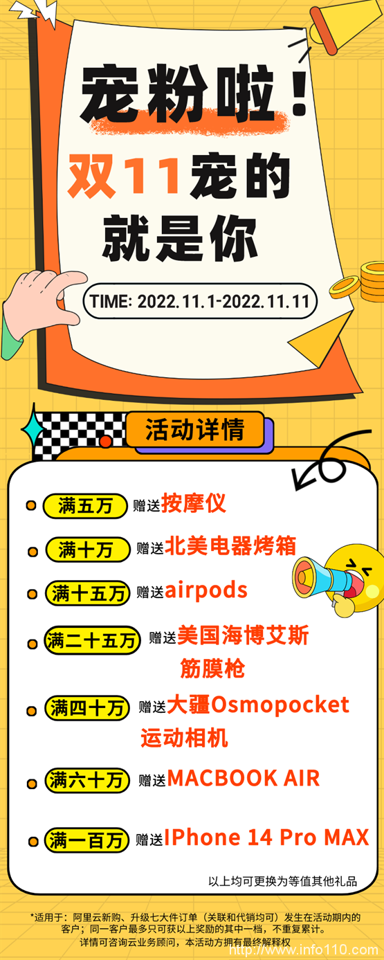 阿里云双11活动重磅开启，助力企业加速提质增效