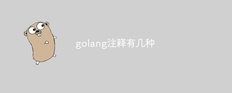 golang注释有几种