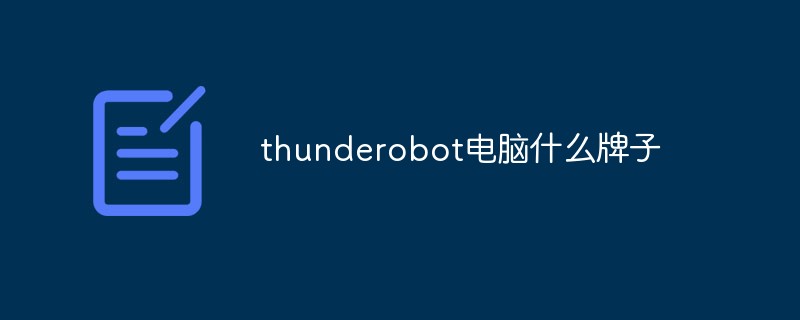 thunderobot电脑什么牌子