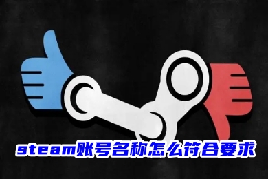 steam账号名称怎么符合要求 steam账号注册用户名要求分享