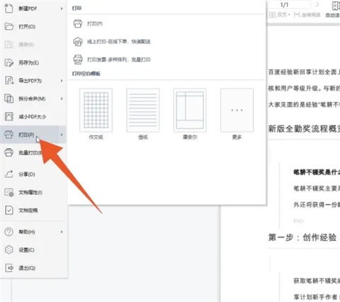 pdf打印怎么调整大小 pdf如何缩小打印比例